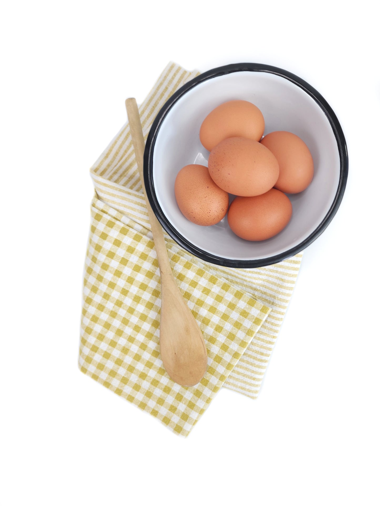 Yellow Linen Towel Set