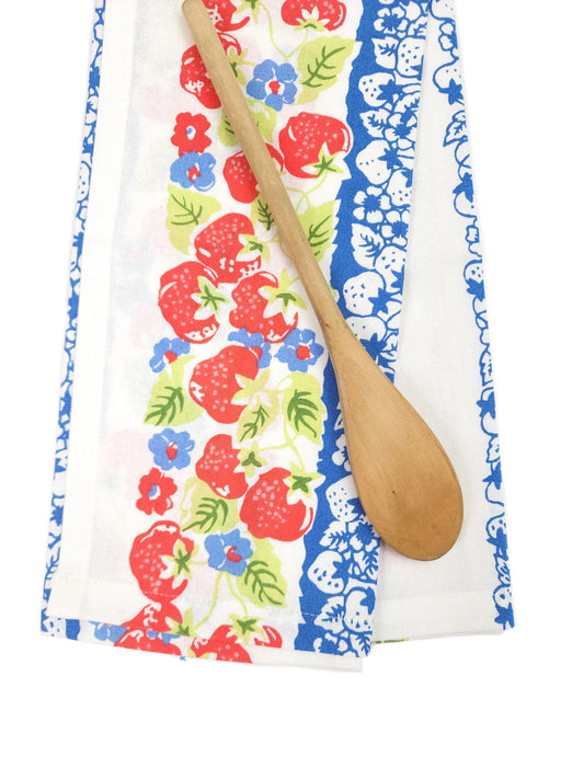 Strawberry Vintage Inspired Towel