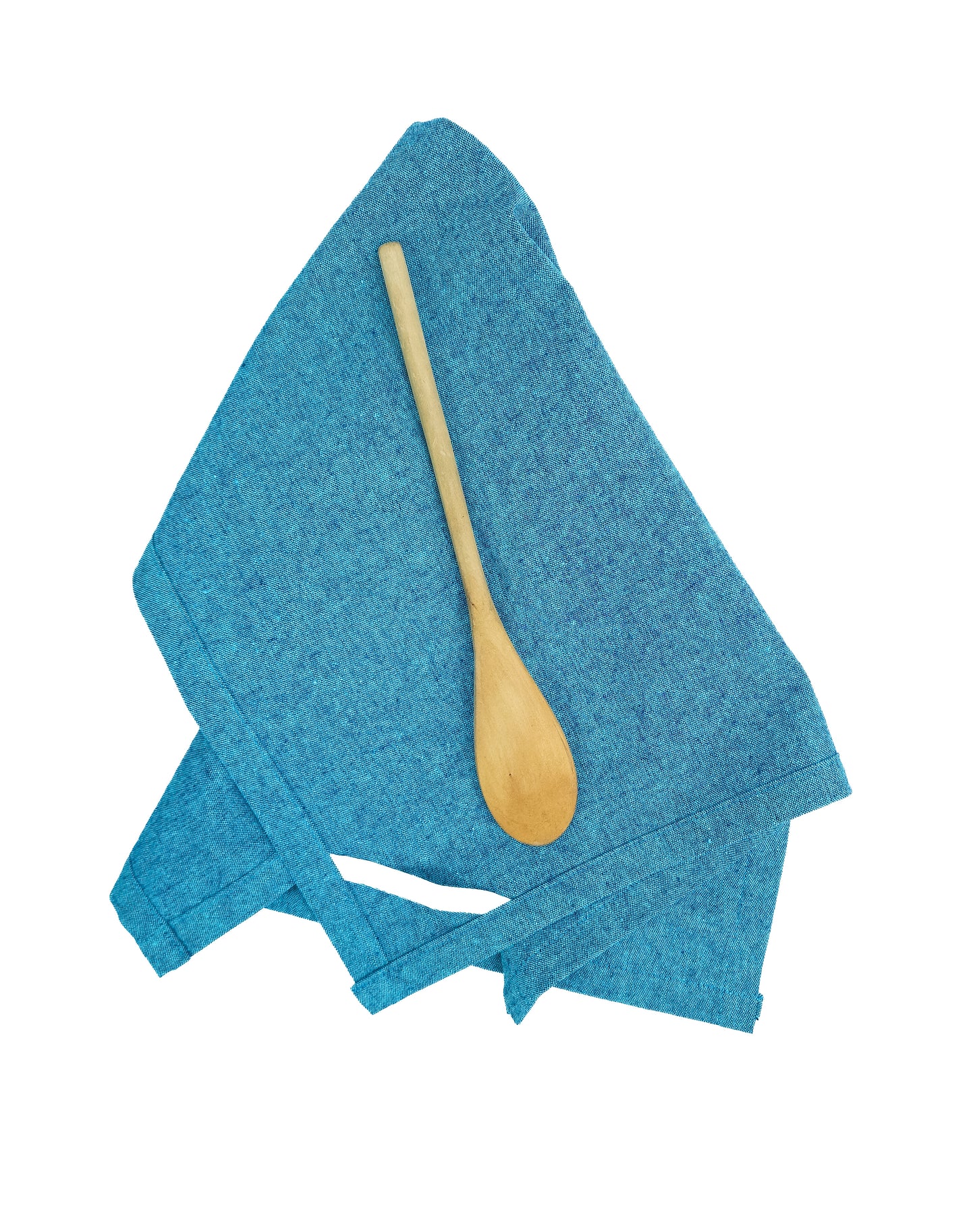 Tumbled Teal Linen Towel