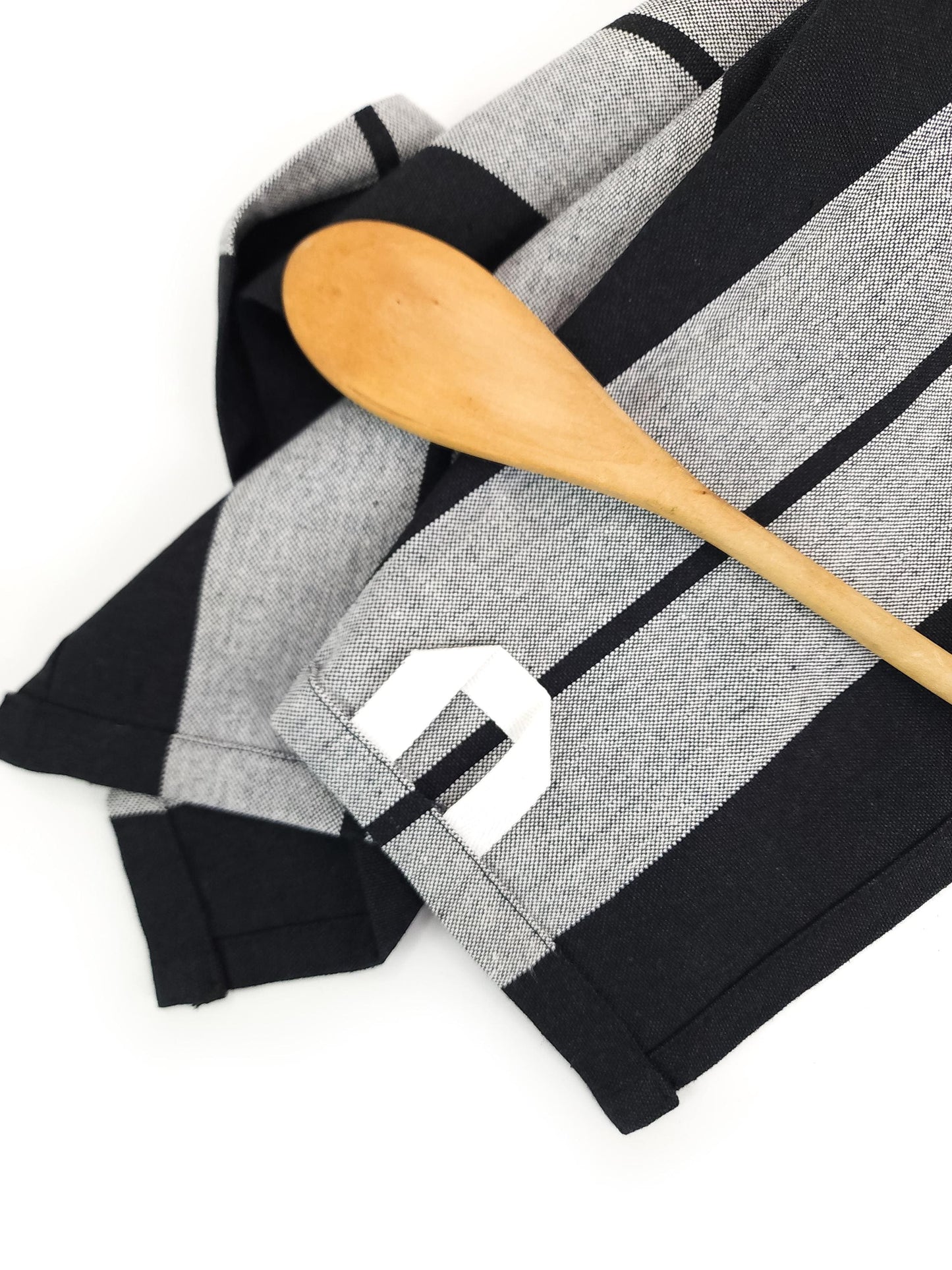 Modern Black Kitchen Towel