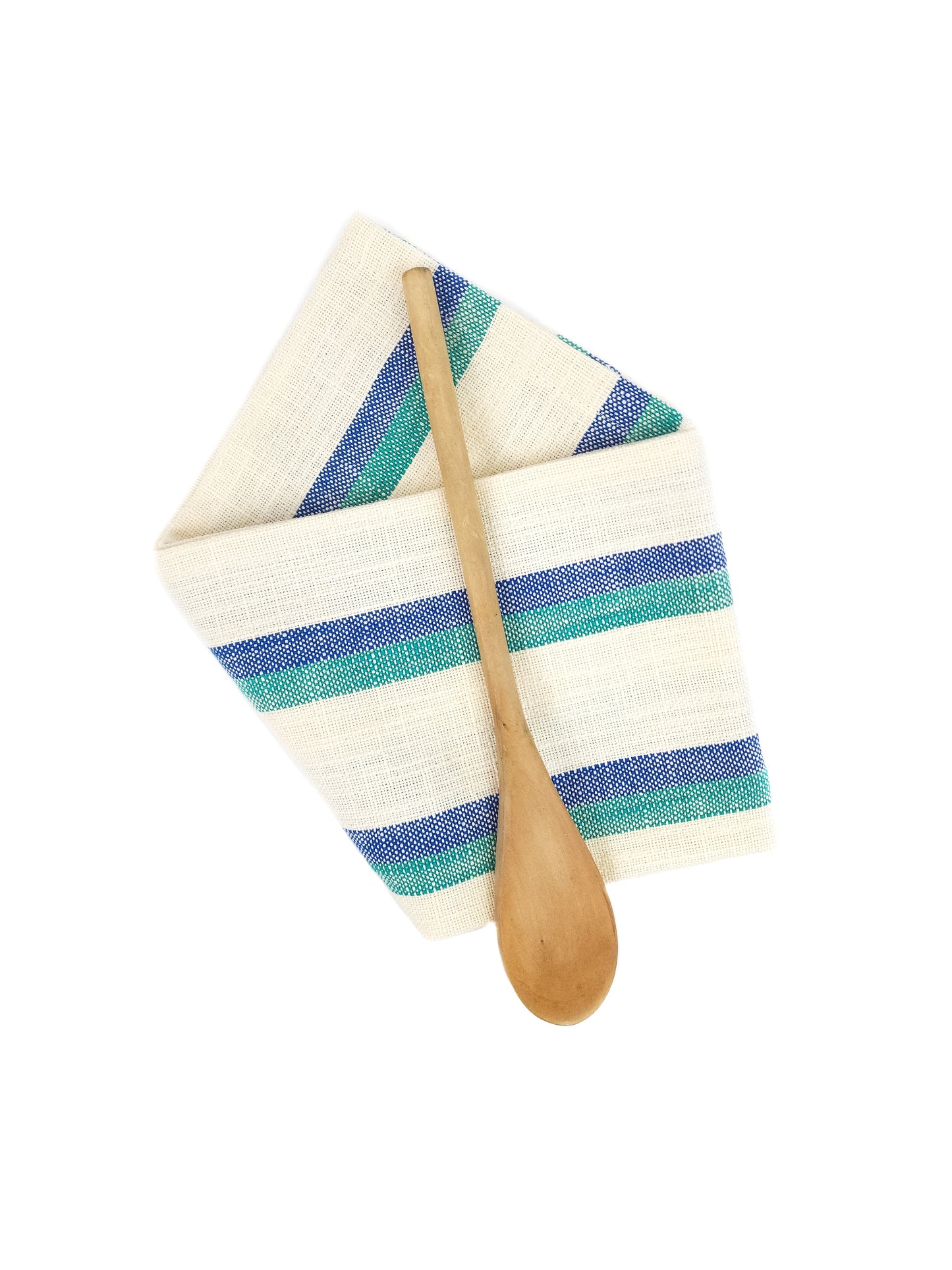 Blue & Teal Striped Towel