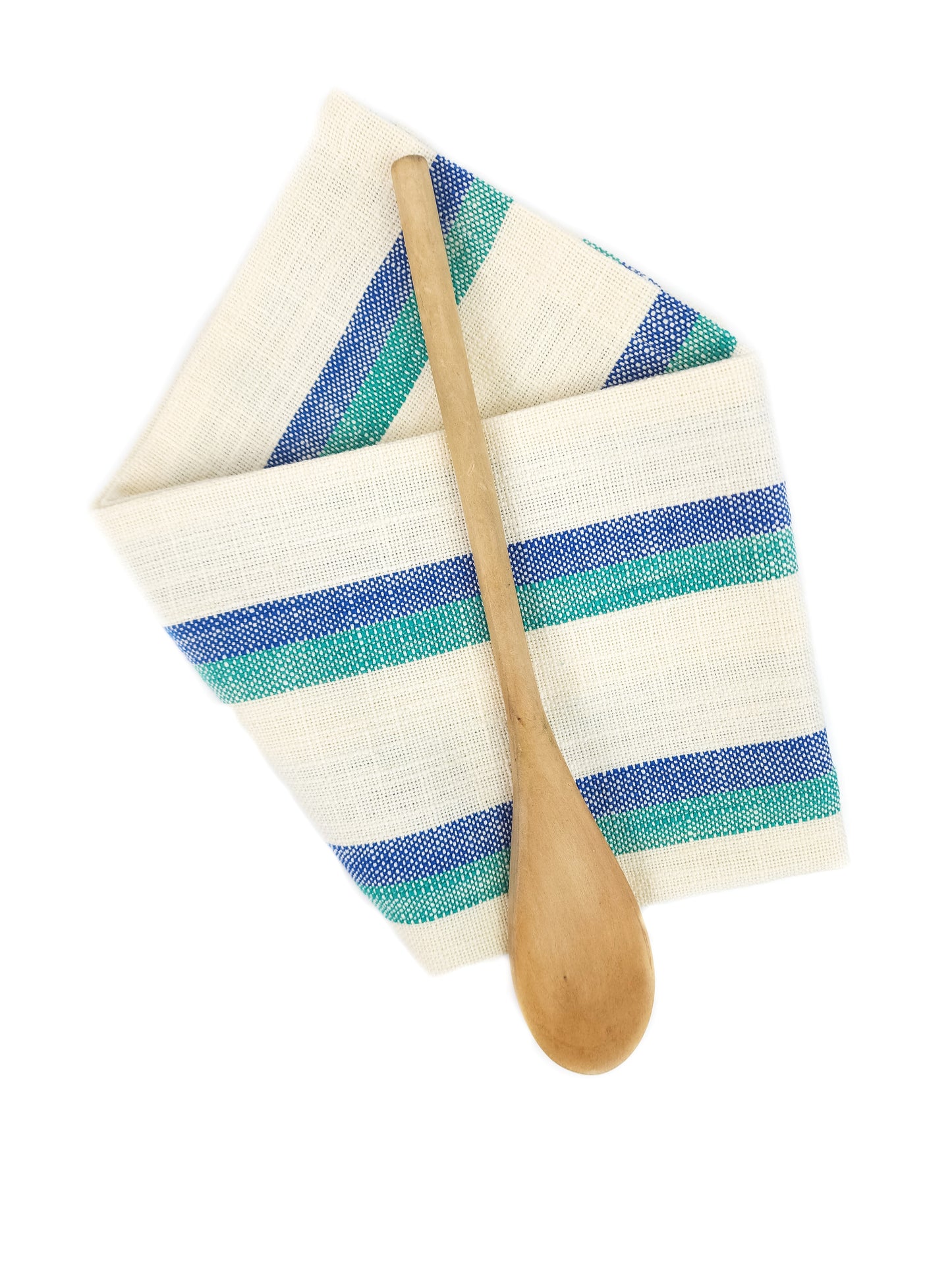 Blue & Teal Striped Towel