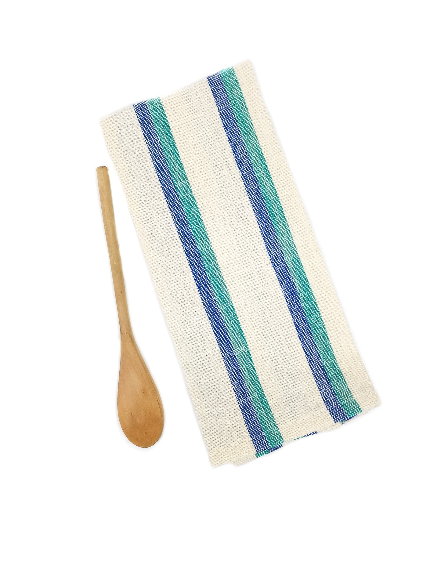 Blue & Teal Striped Towel
