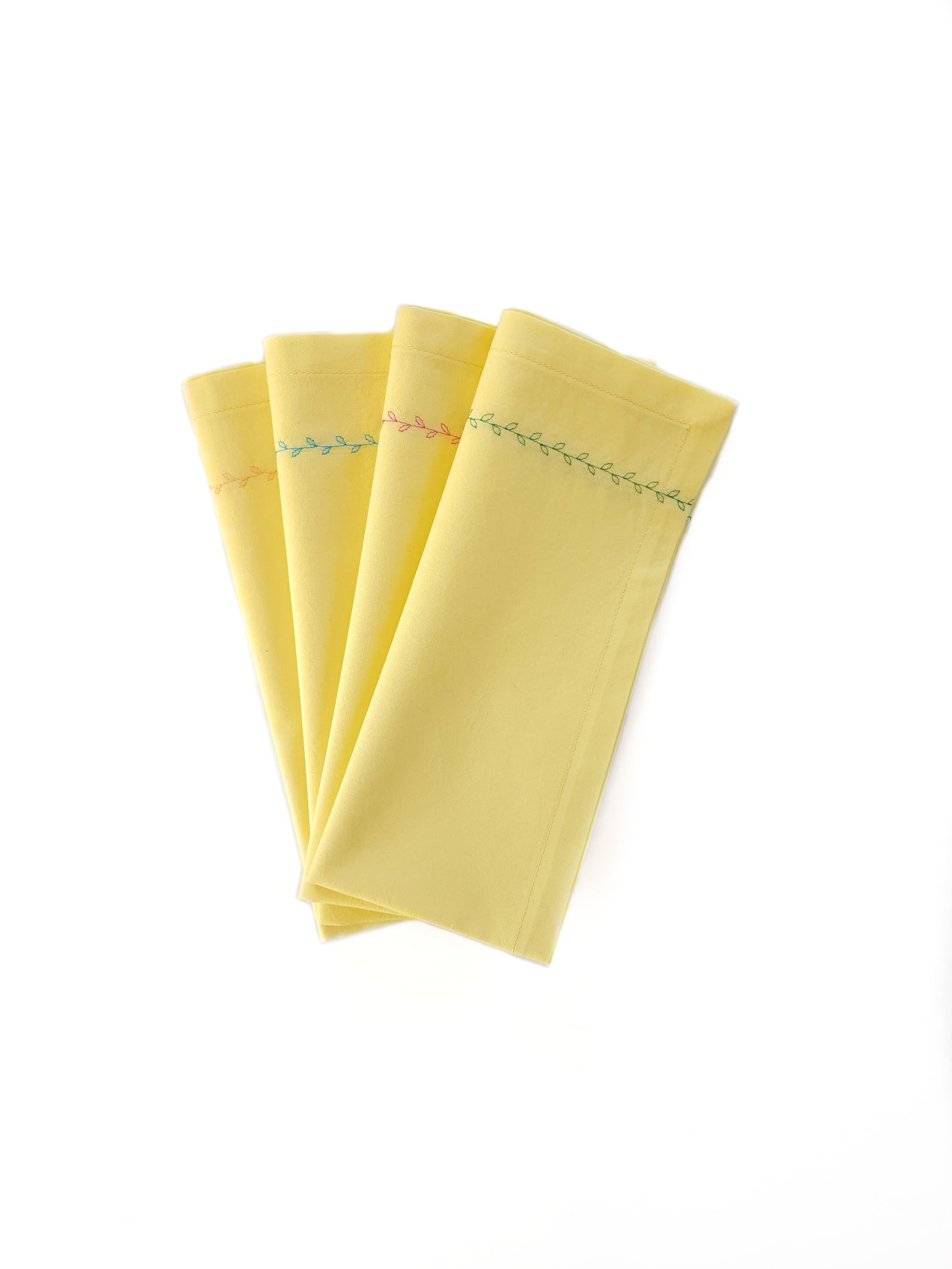Yellow Cotton Cloth Napkins