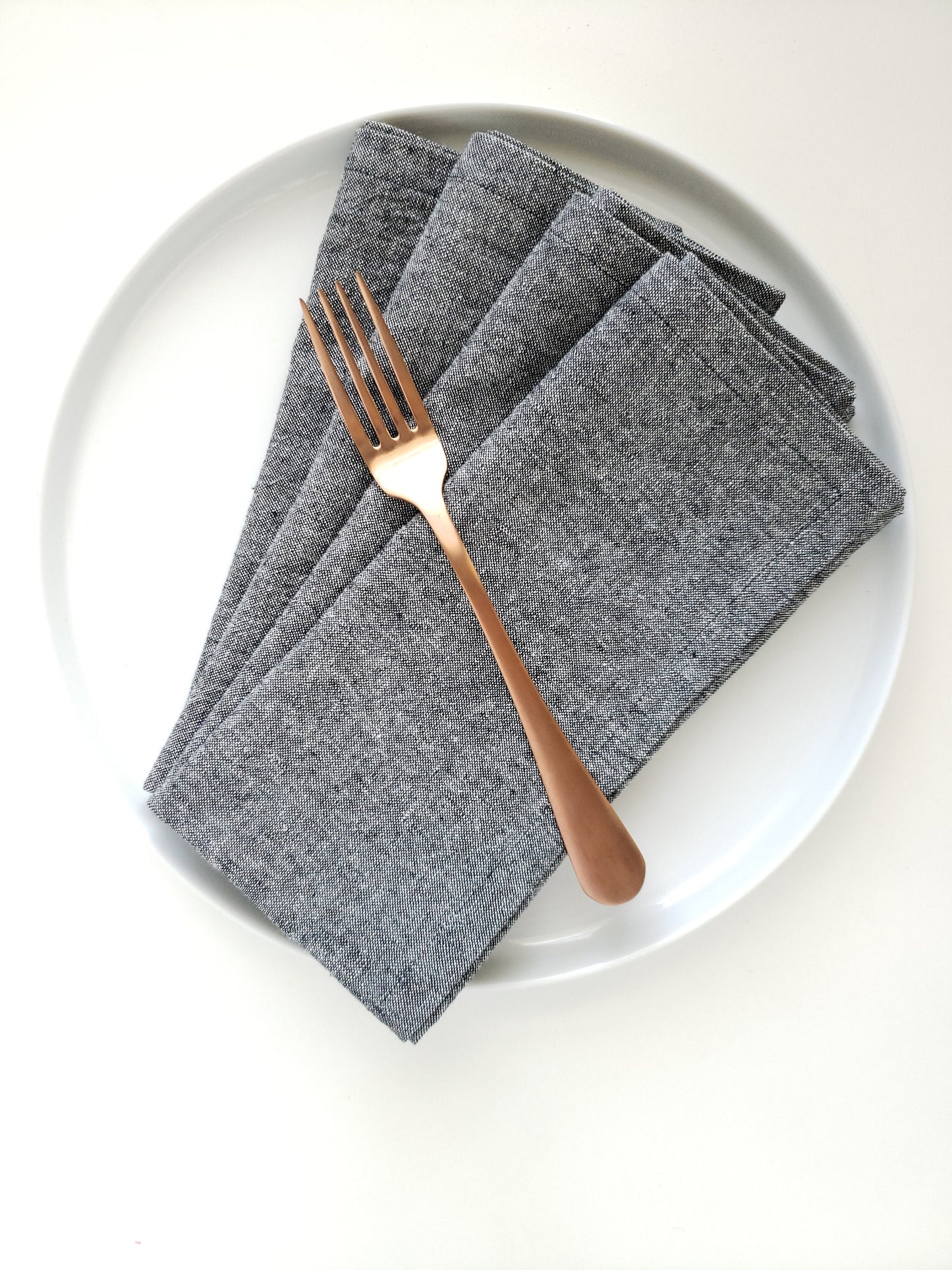 Black Linen Napkins