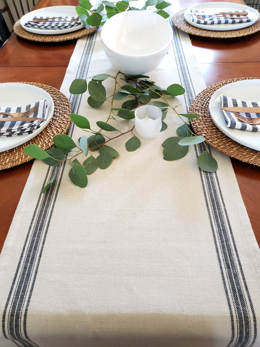 Grain Sack Table Runner