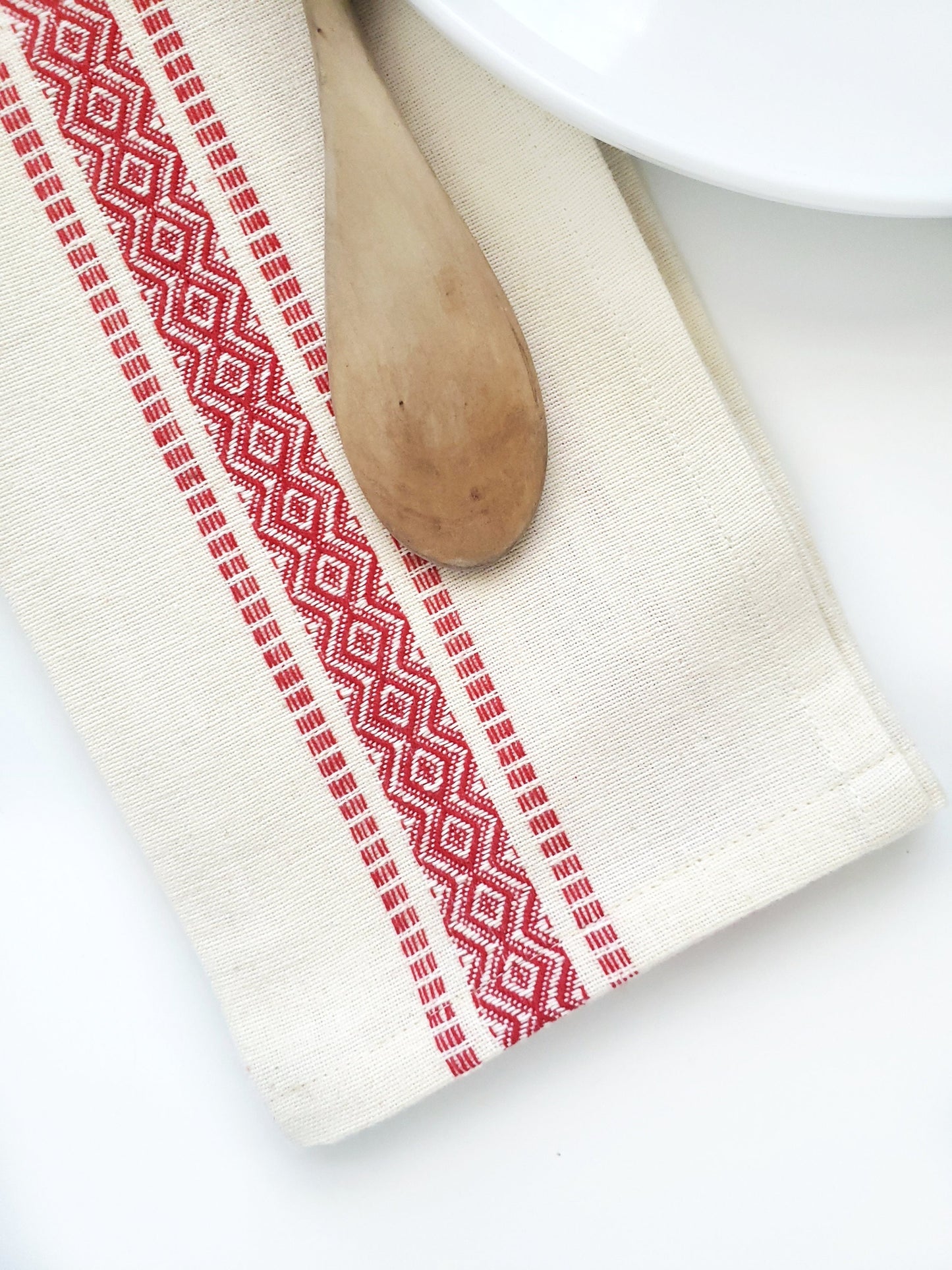 Scandinavian Ivory Christmas Towel