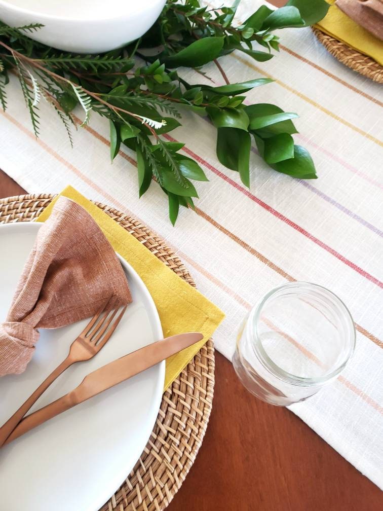 Cinnamon Linen Napkins
