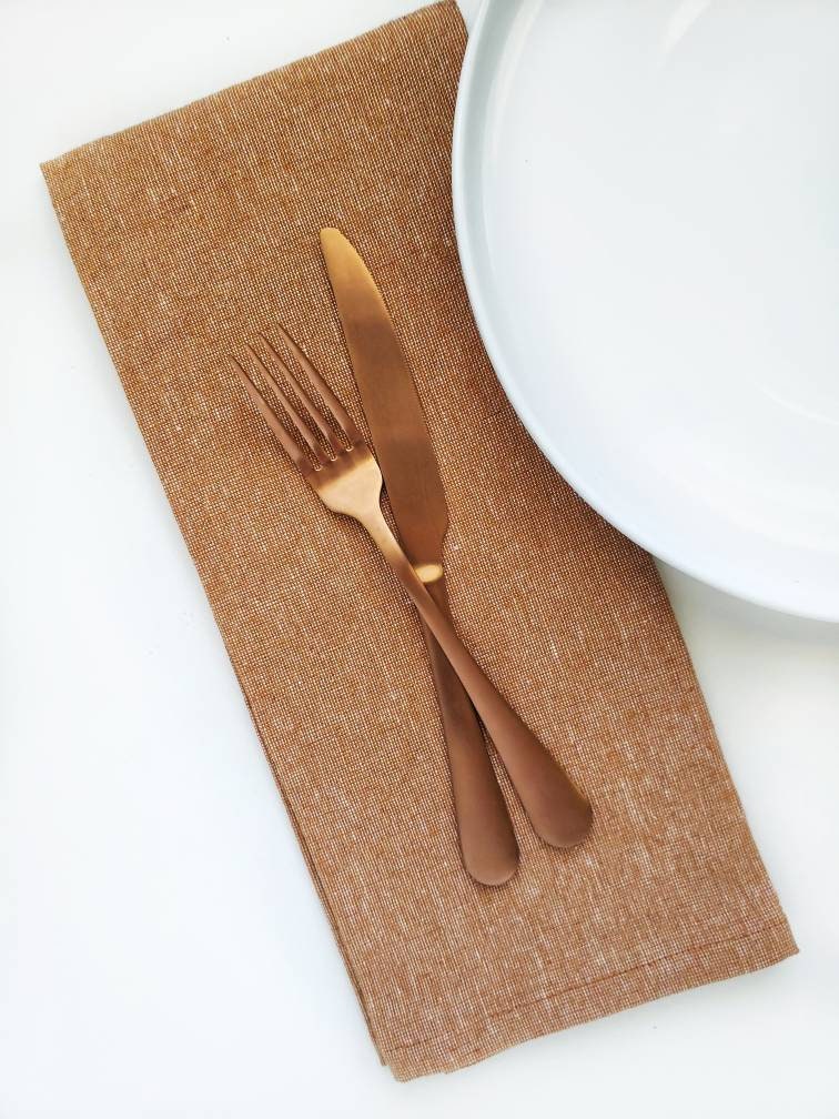 Cinnamon Linen Towel