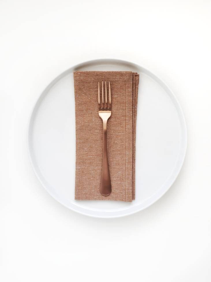 Cinnamon Linen Napkins
