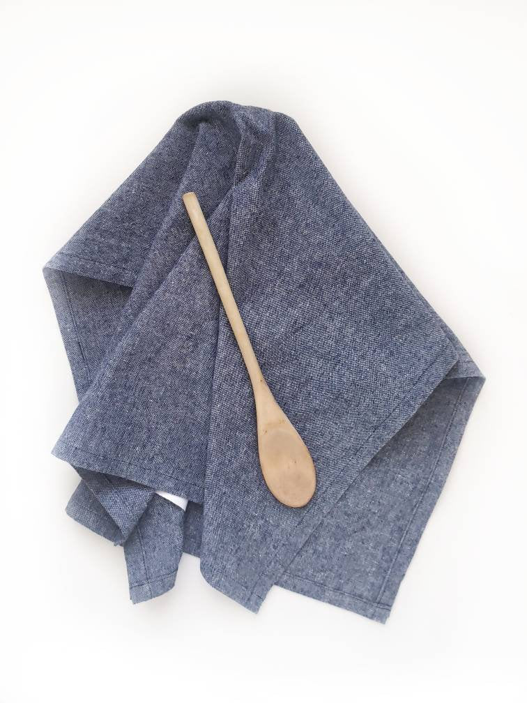 Blue  Linen Towel