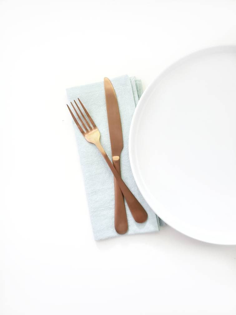 Seafoam Linen Napkins