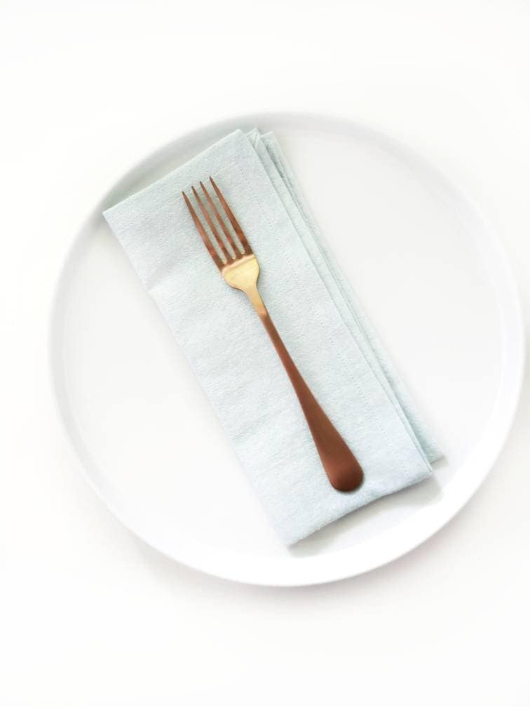 Seafoam Linen Napkins