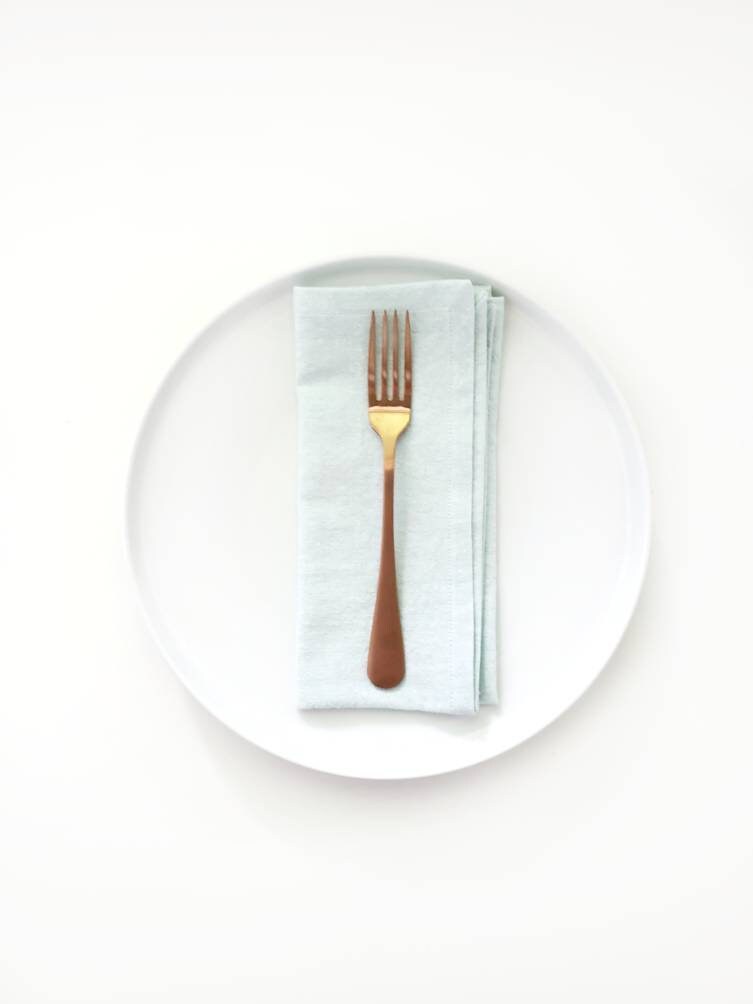 Seafoam Linen Napkins