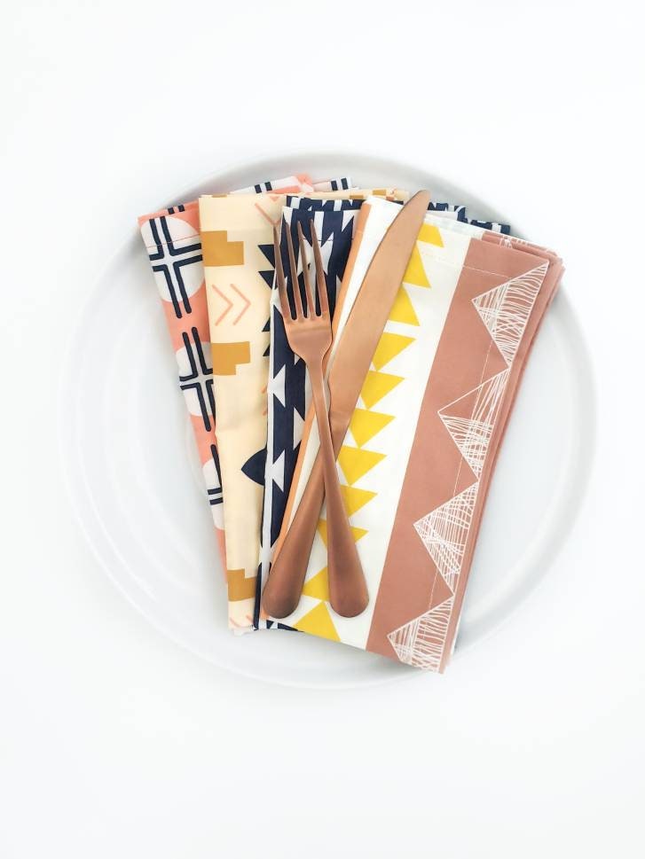 Boho Southwest Cloth Napkins