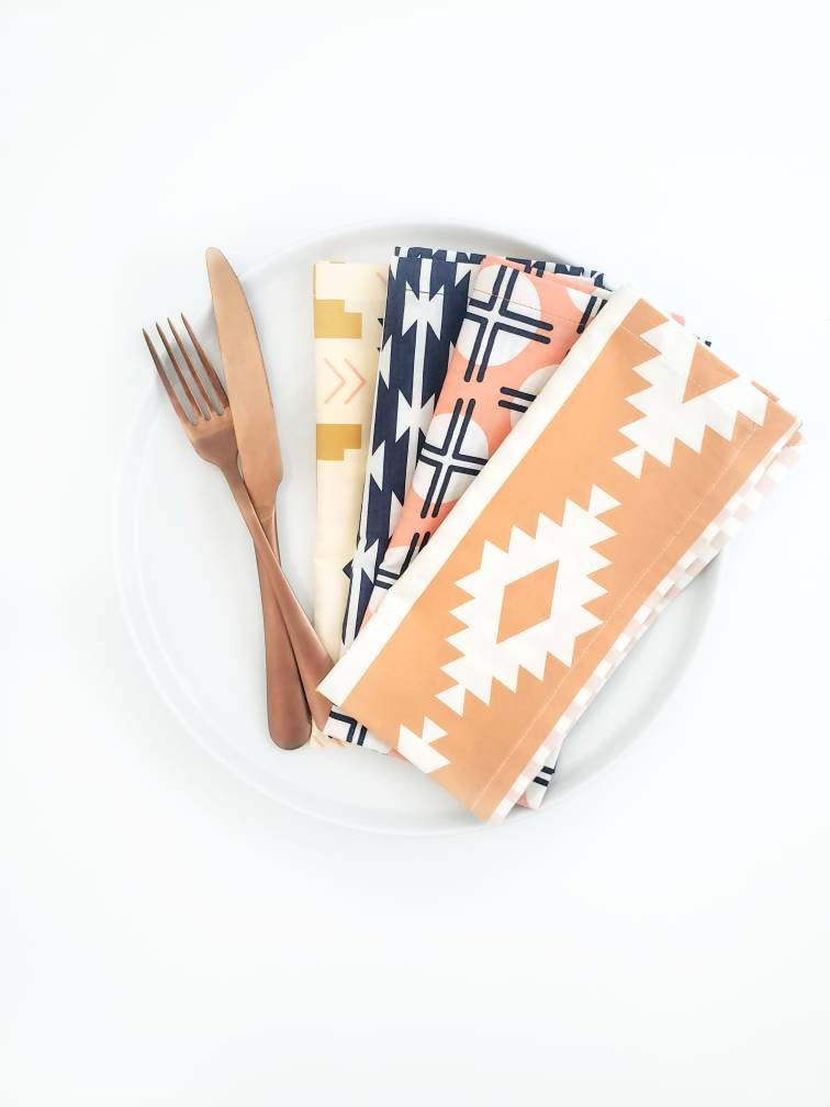 Boho Southwest Cloth Napkins