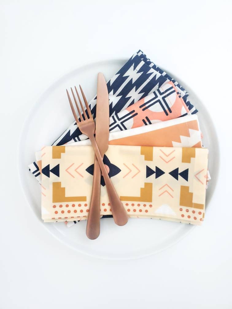 Boho Southwest Cloth Napkins