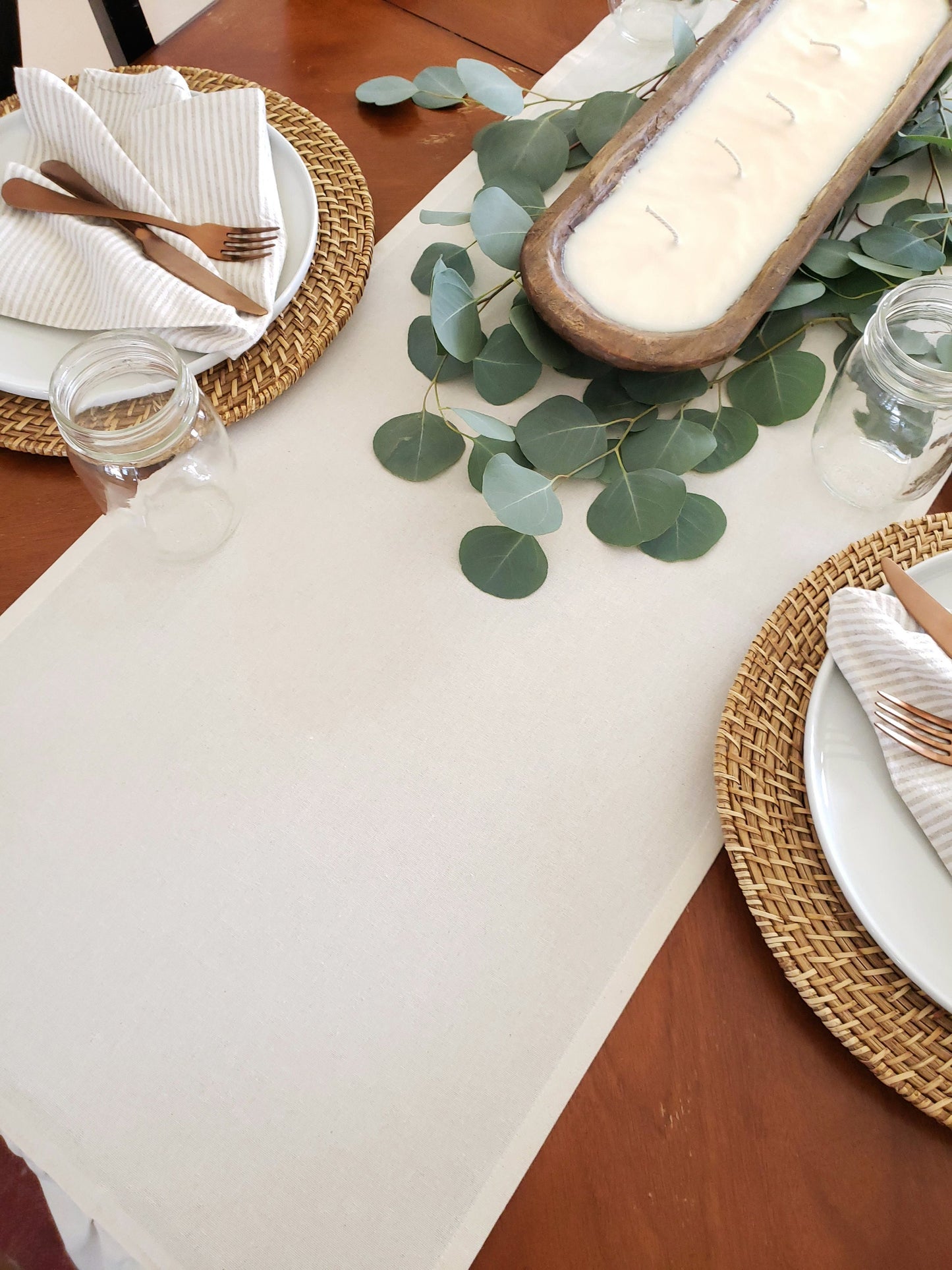 Neutral Table Runner