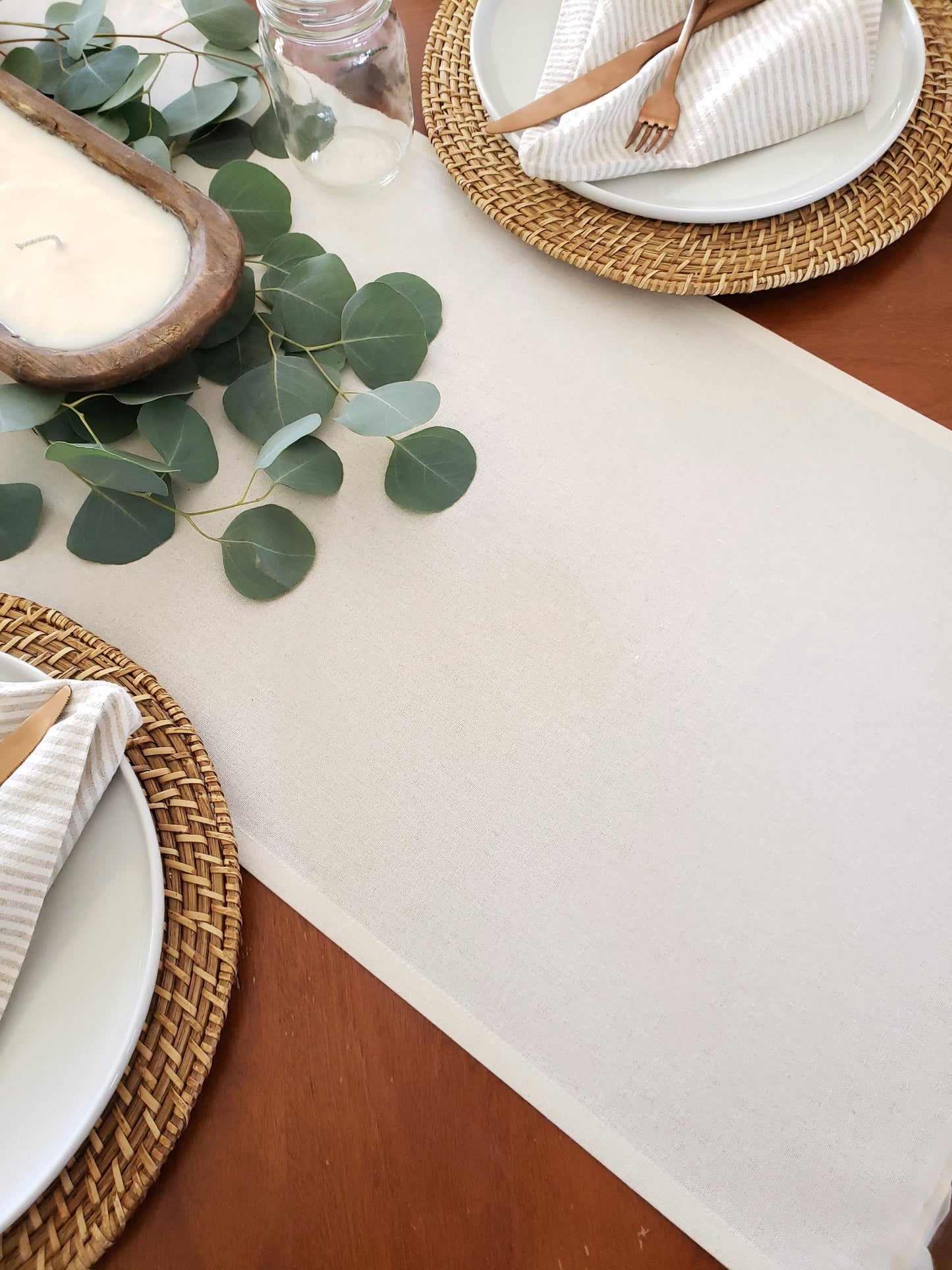 Neutral Table Runner