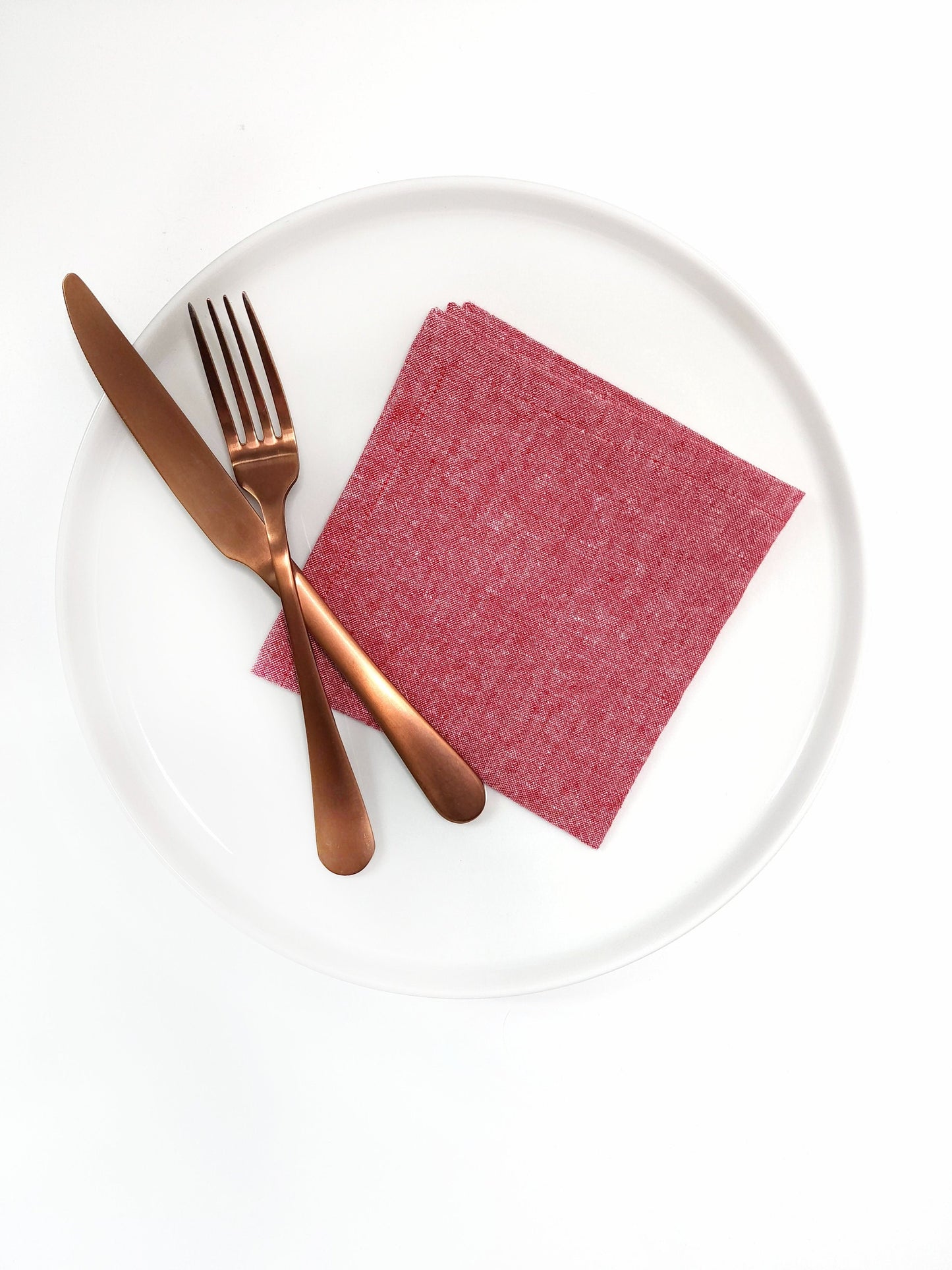 Red Linen Napkins