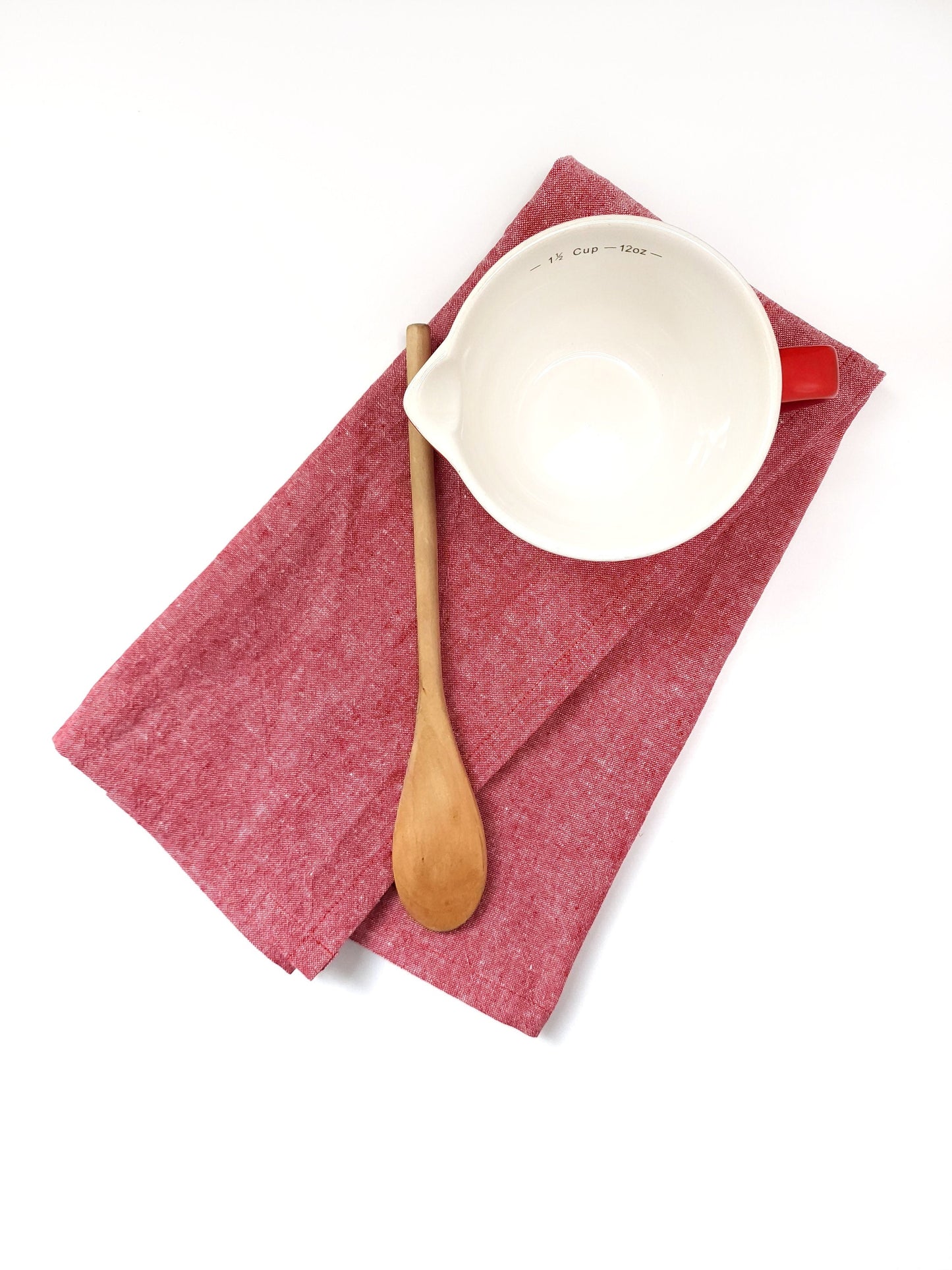 Red Linen Towel