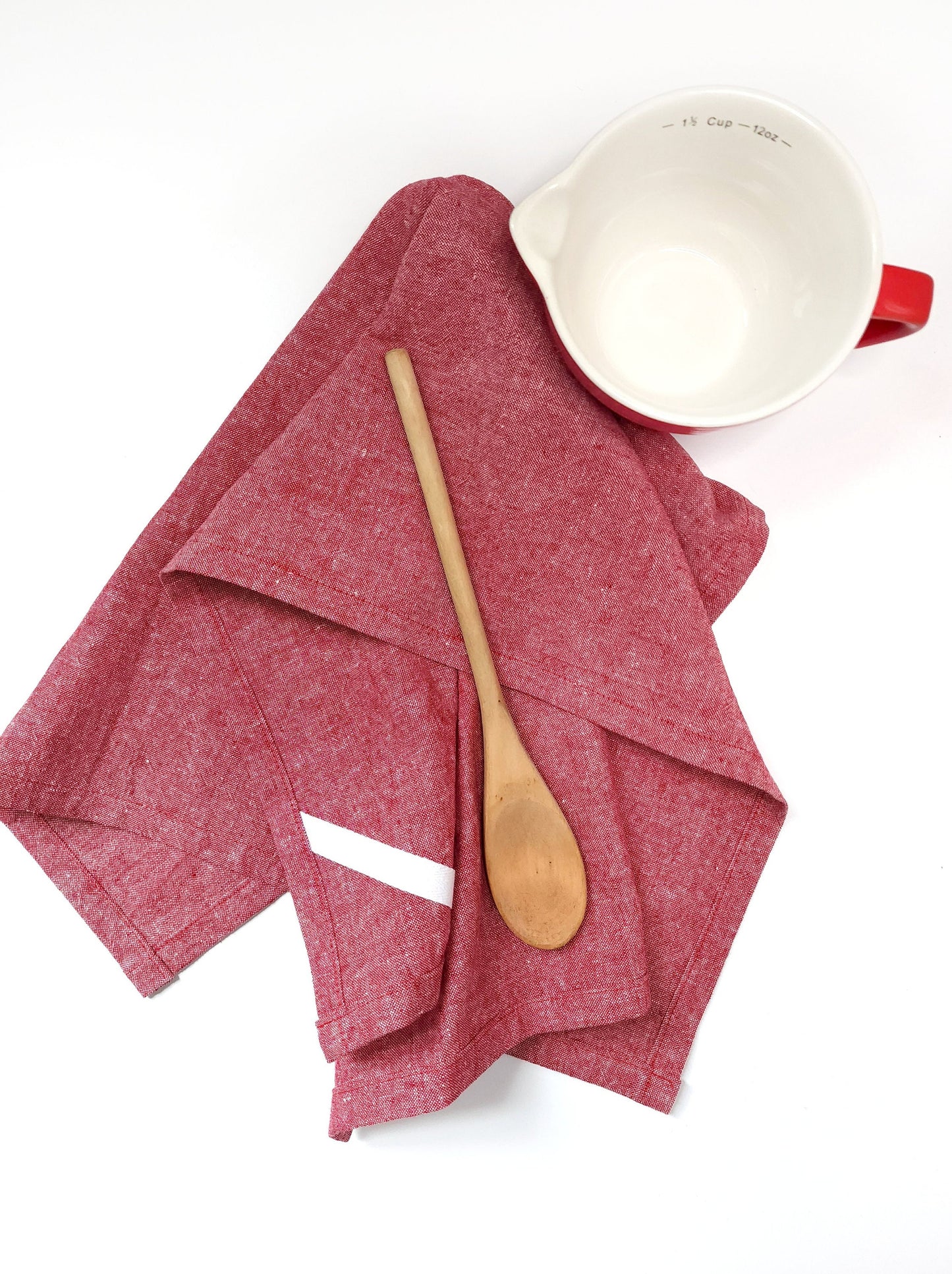 Red Linen Towel