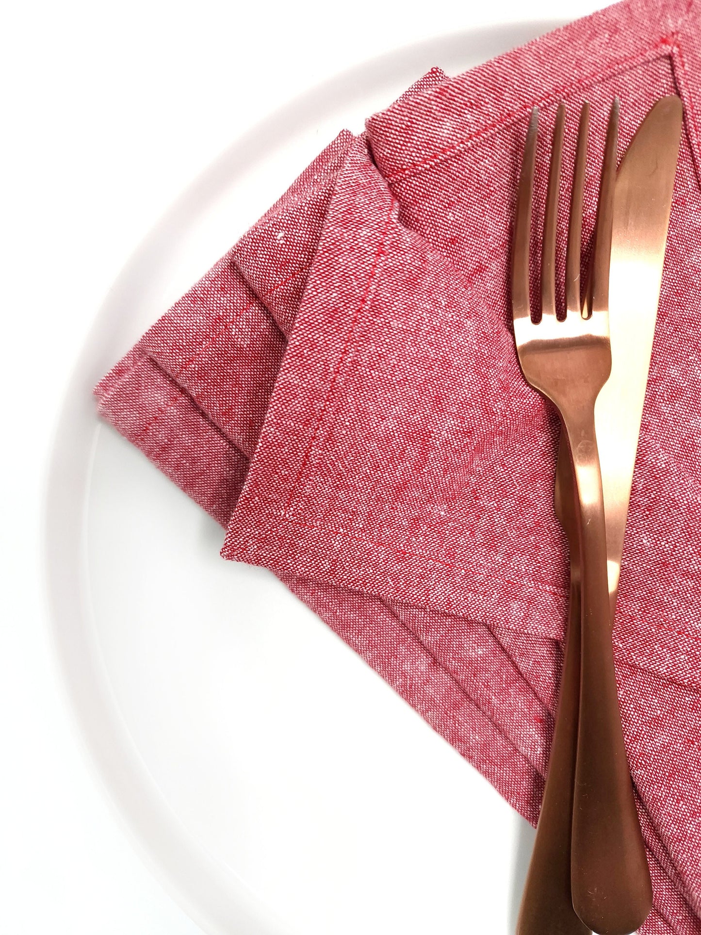Red Linen Napkins