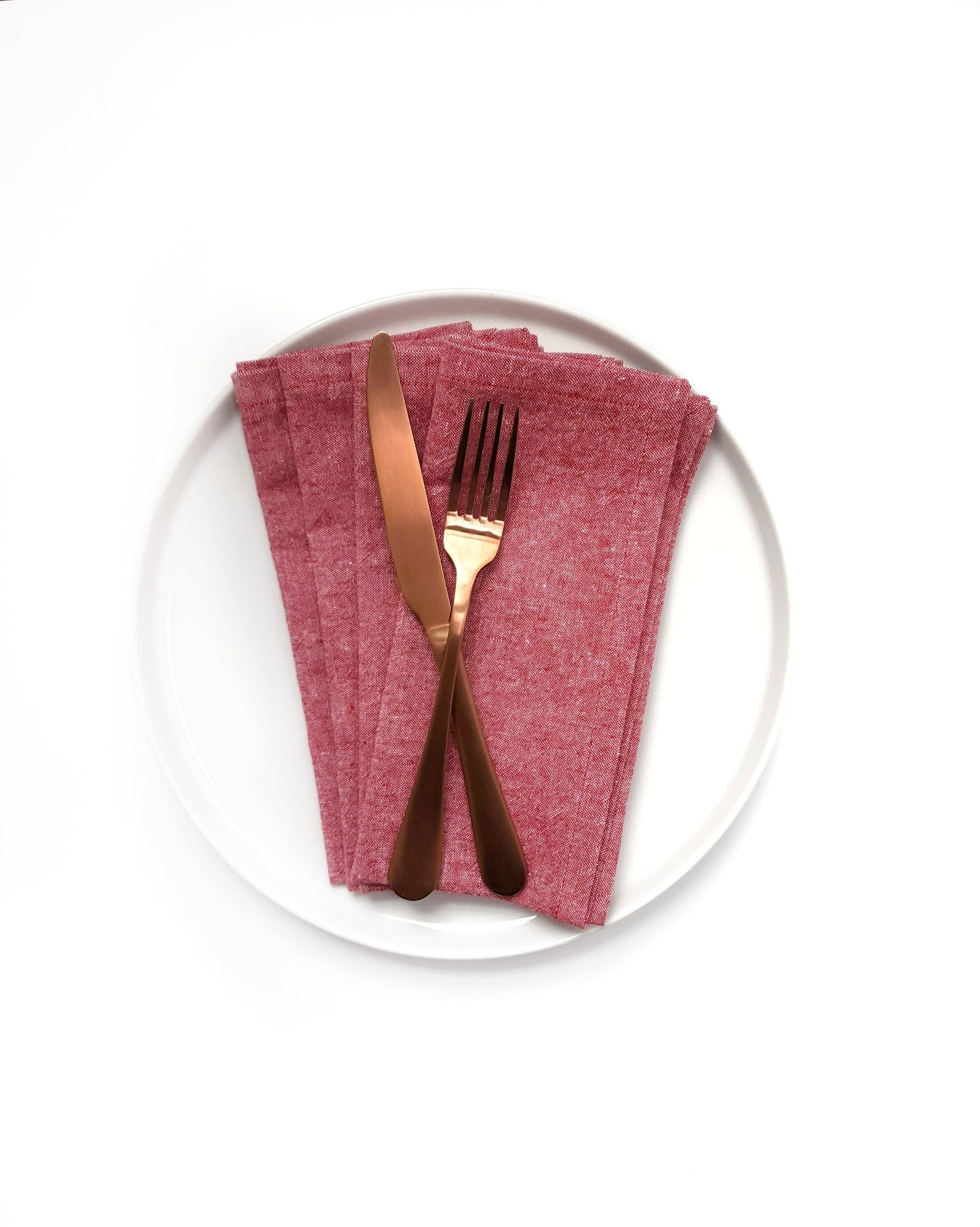 Red Linen Napkins