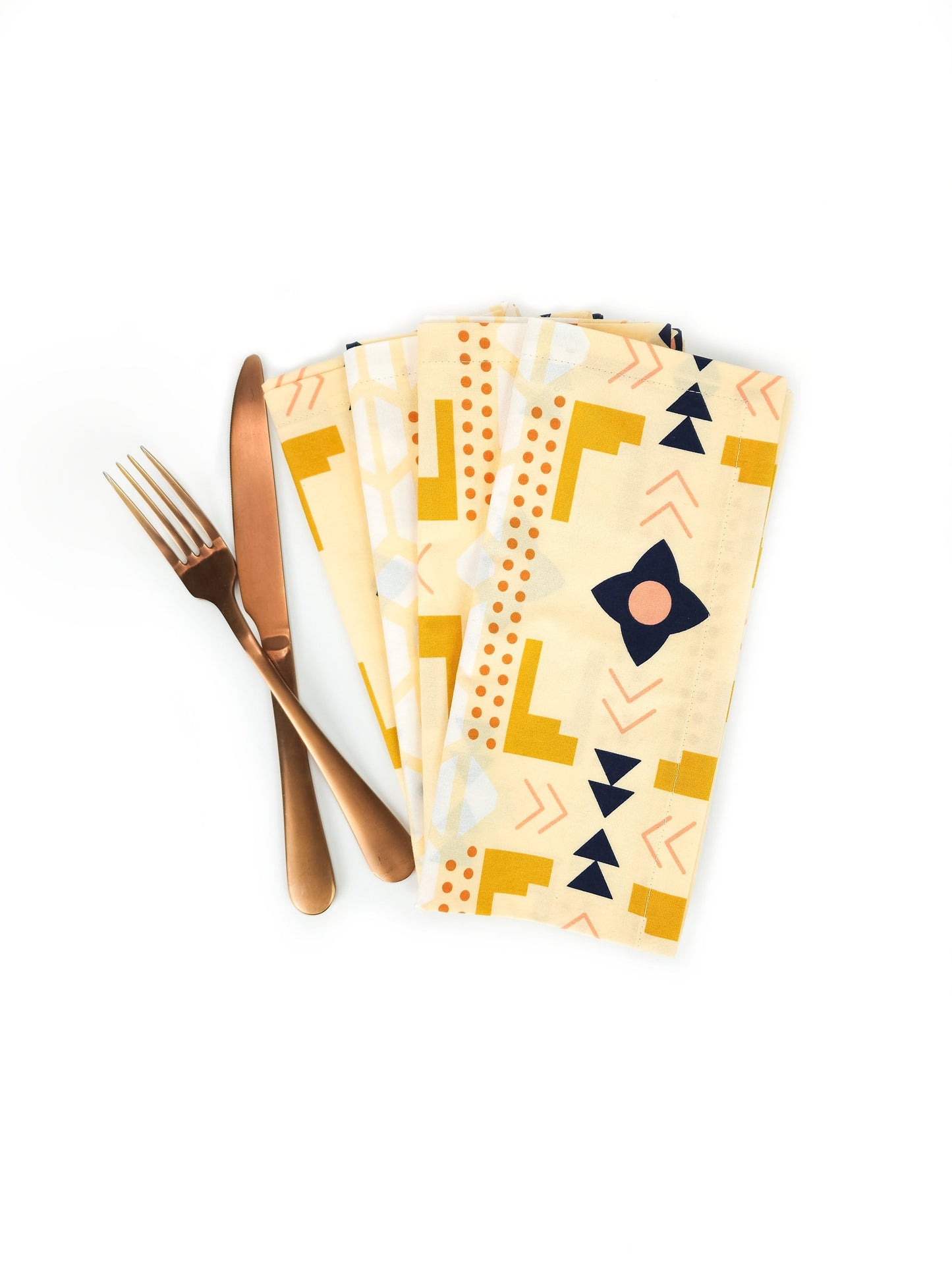 Southwest Inspired Cotton Cloth Napkins, Set of 4