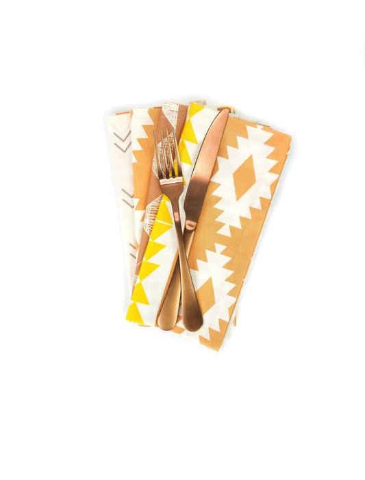 Desert Landscape Cloth Napkins, Set of 4