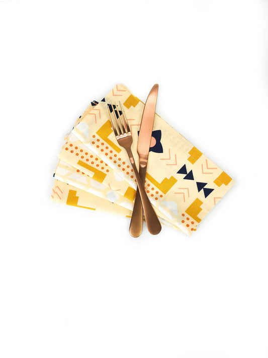 Southwest Inspired Cotton Cloth Napkins, Set of 4