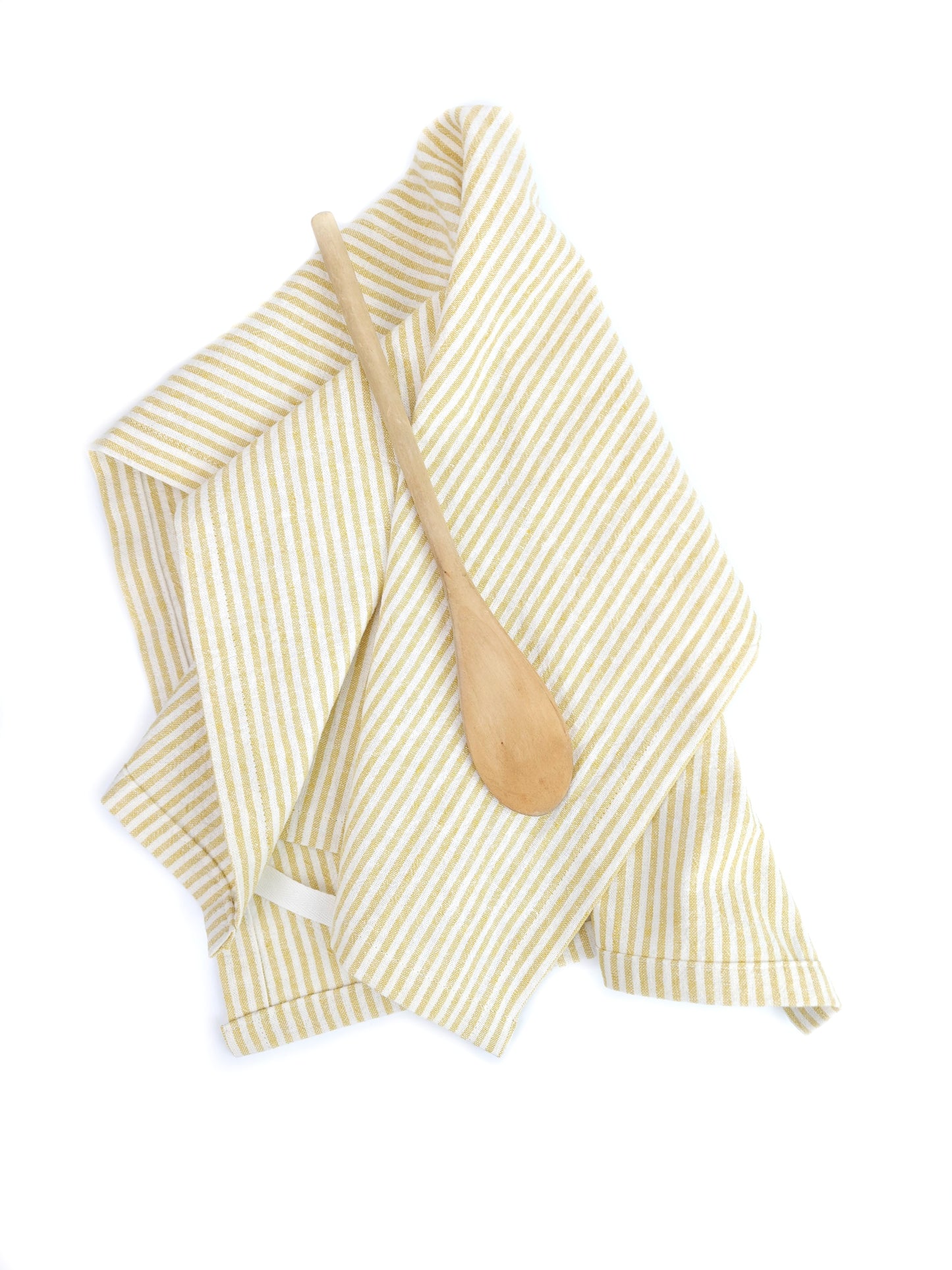 Yellow Linen Towel Set