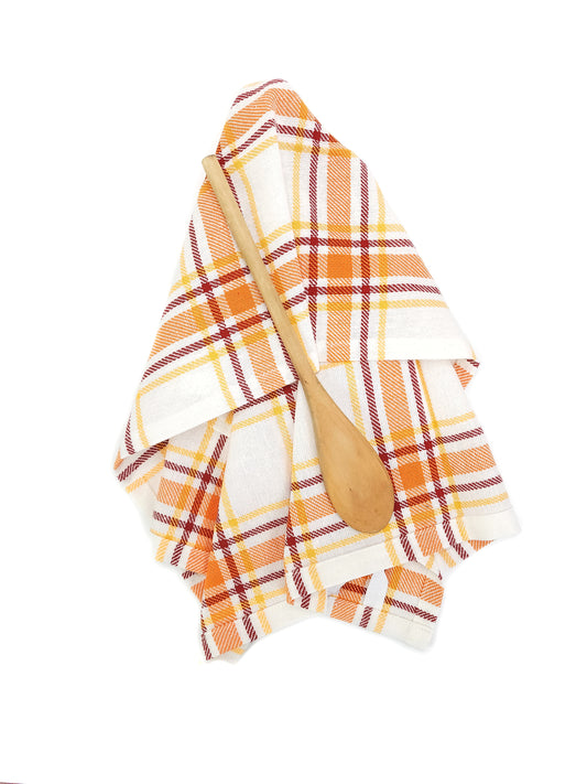 Fall Plaid Kitchen Towel