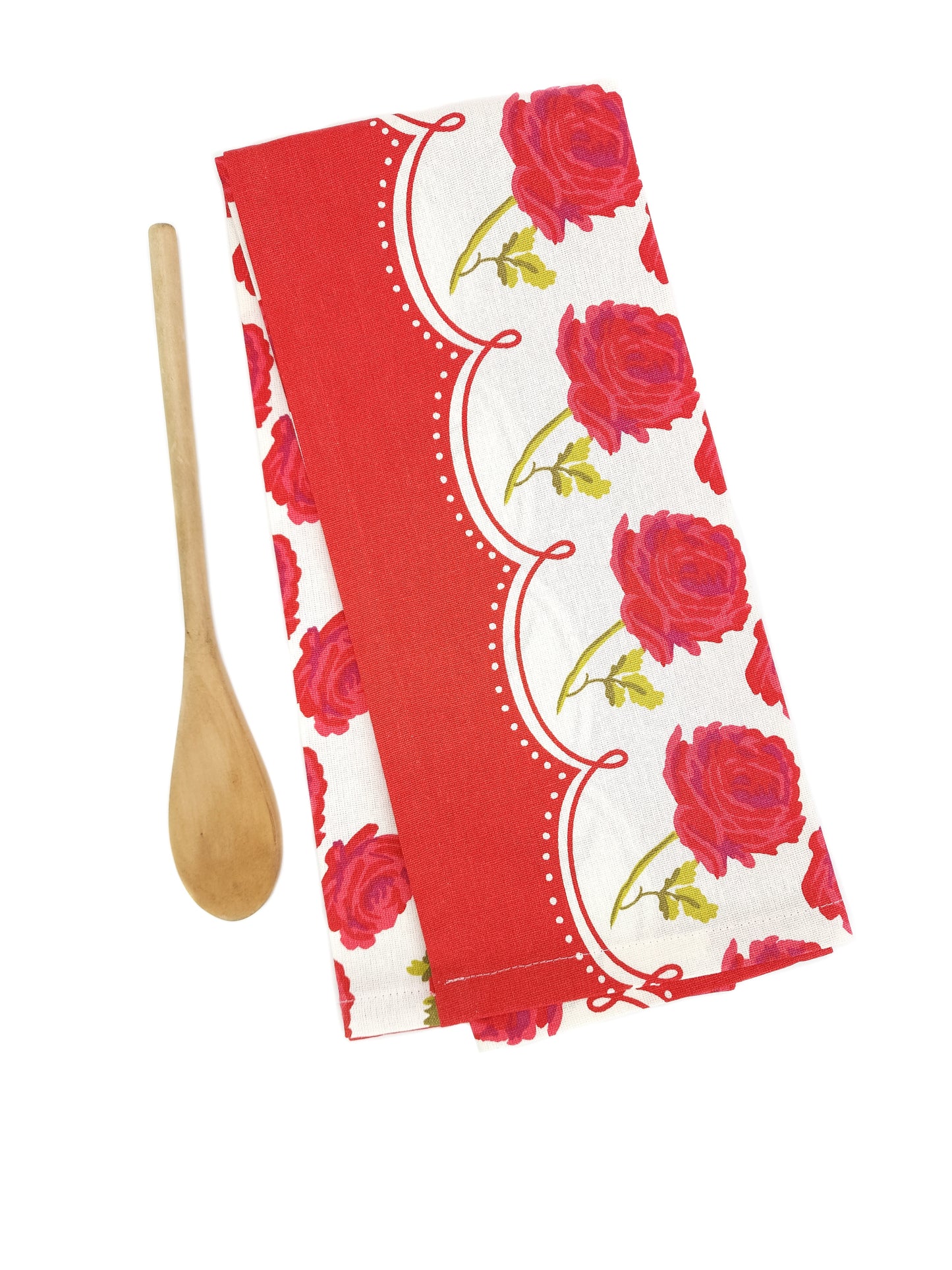 Vintage Inspired Rose Towel