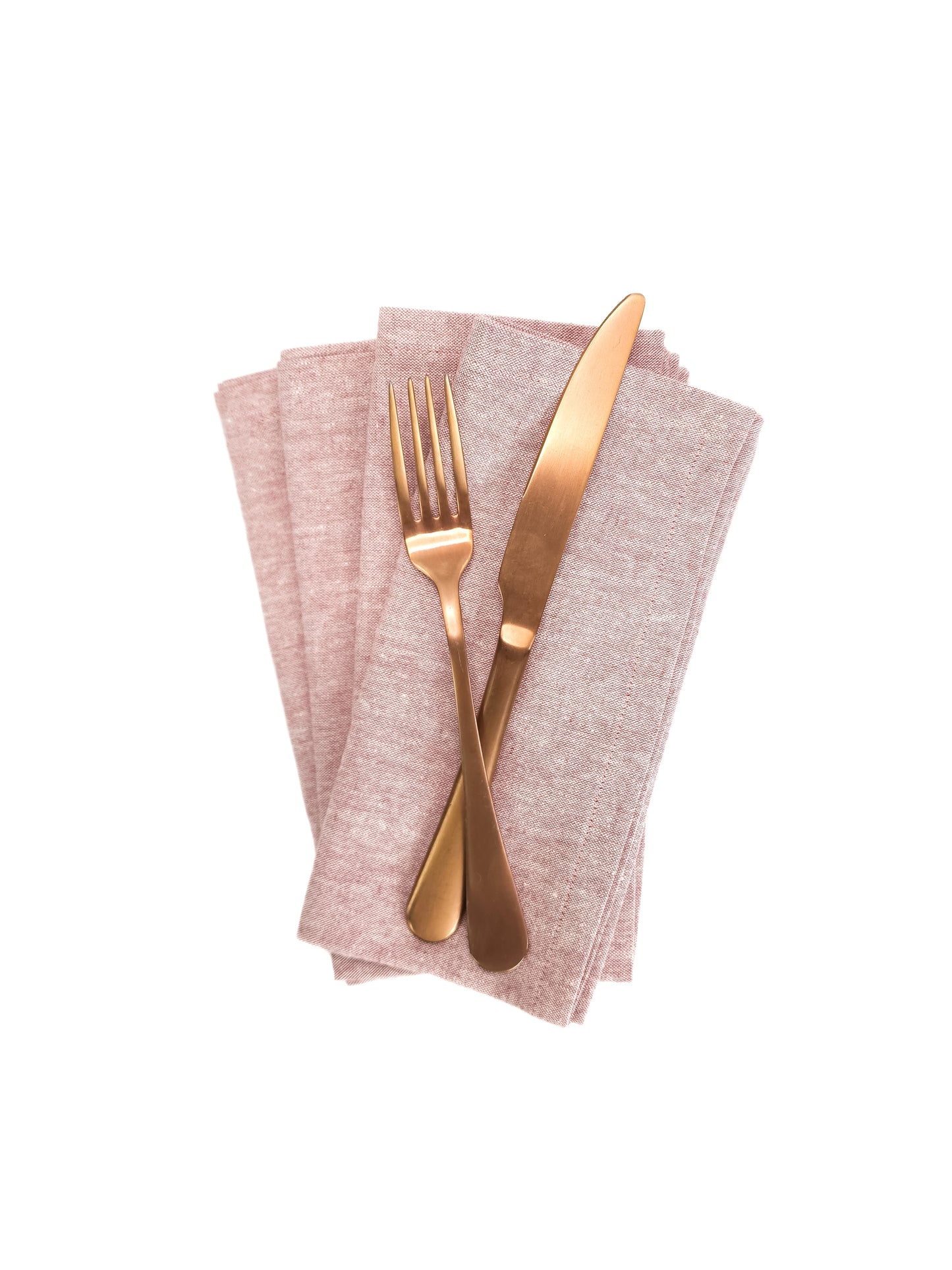 Pink Linen Cloth Napkins