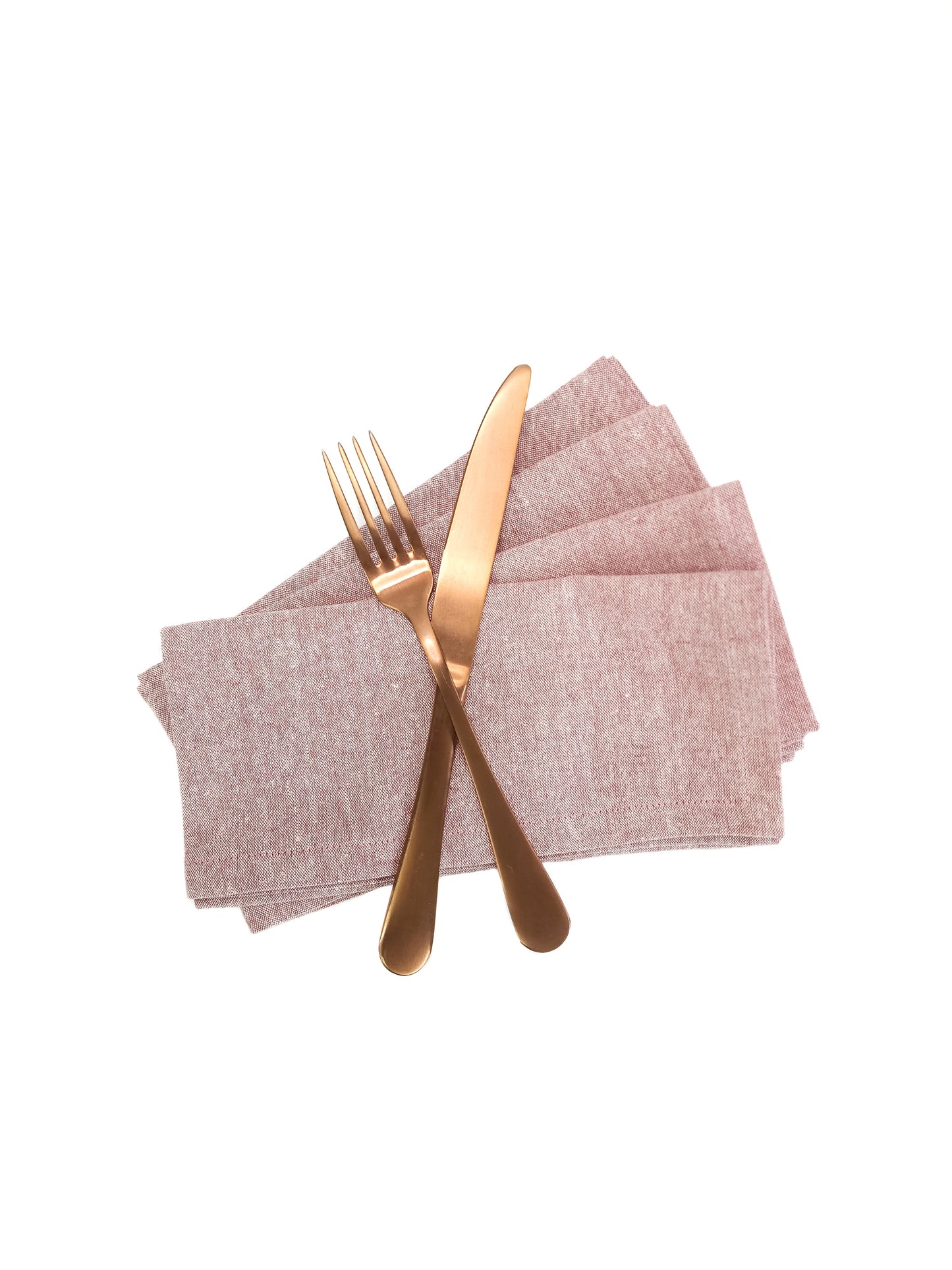 Pink Linen Cloth Napkins