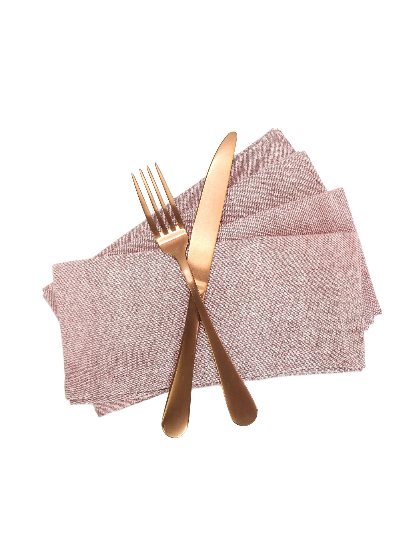 Pink Linen Cloth Napkins