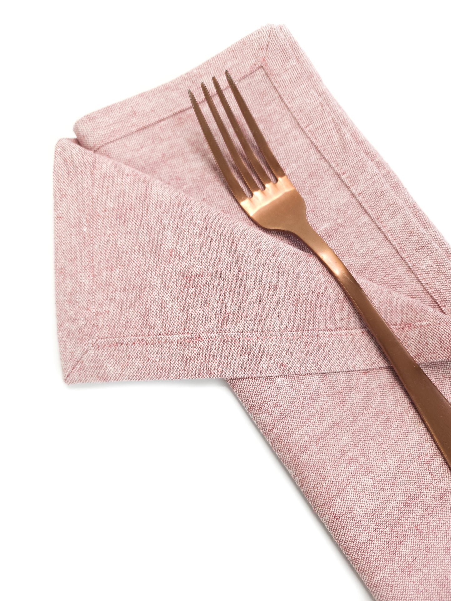 Pink Linen Cloth Napkins