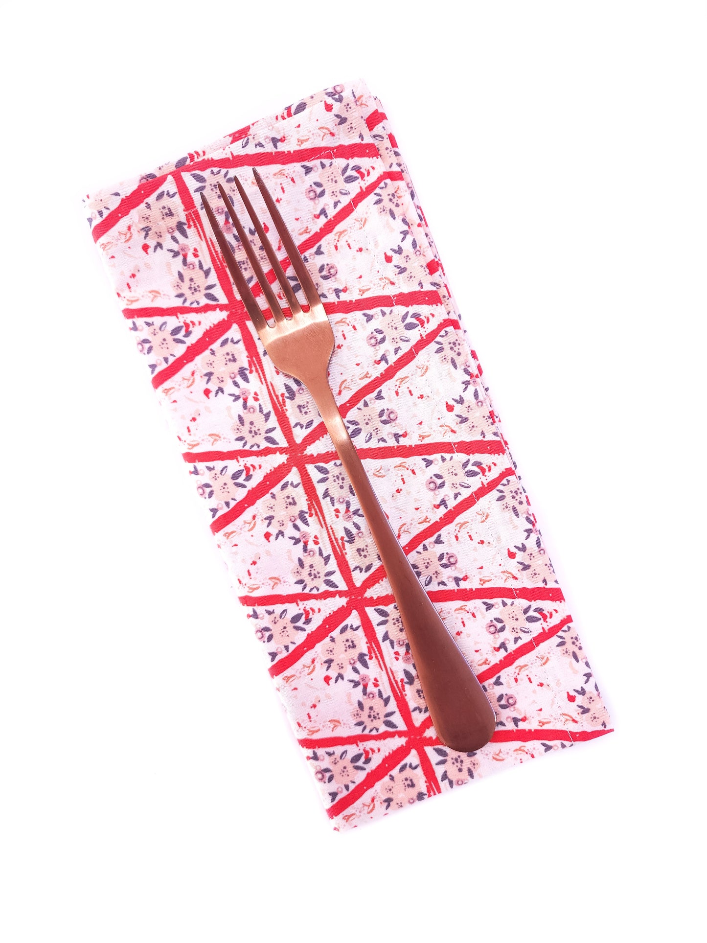 Romantic Floral Cloth Napkins, Set of 4