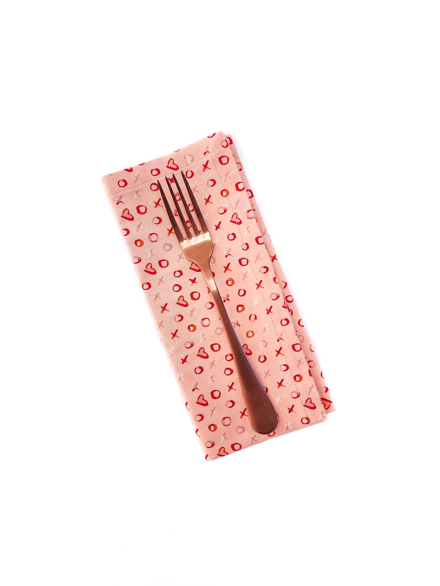 Xs and Os Valentine's Day Napkins, Set of 4