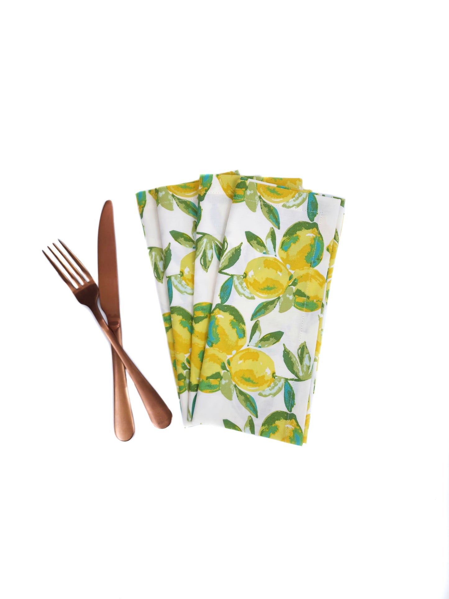 Lemon Grove Cloth Napkins, Set of 4