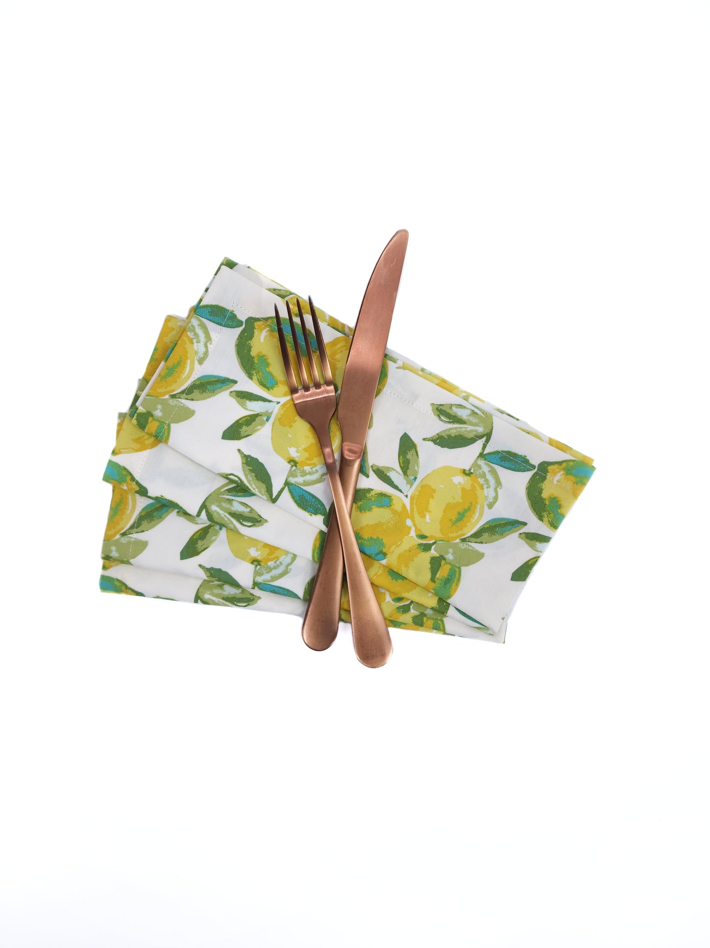 Lemon Grove Cloth Napkins, Set of 4