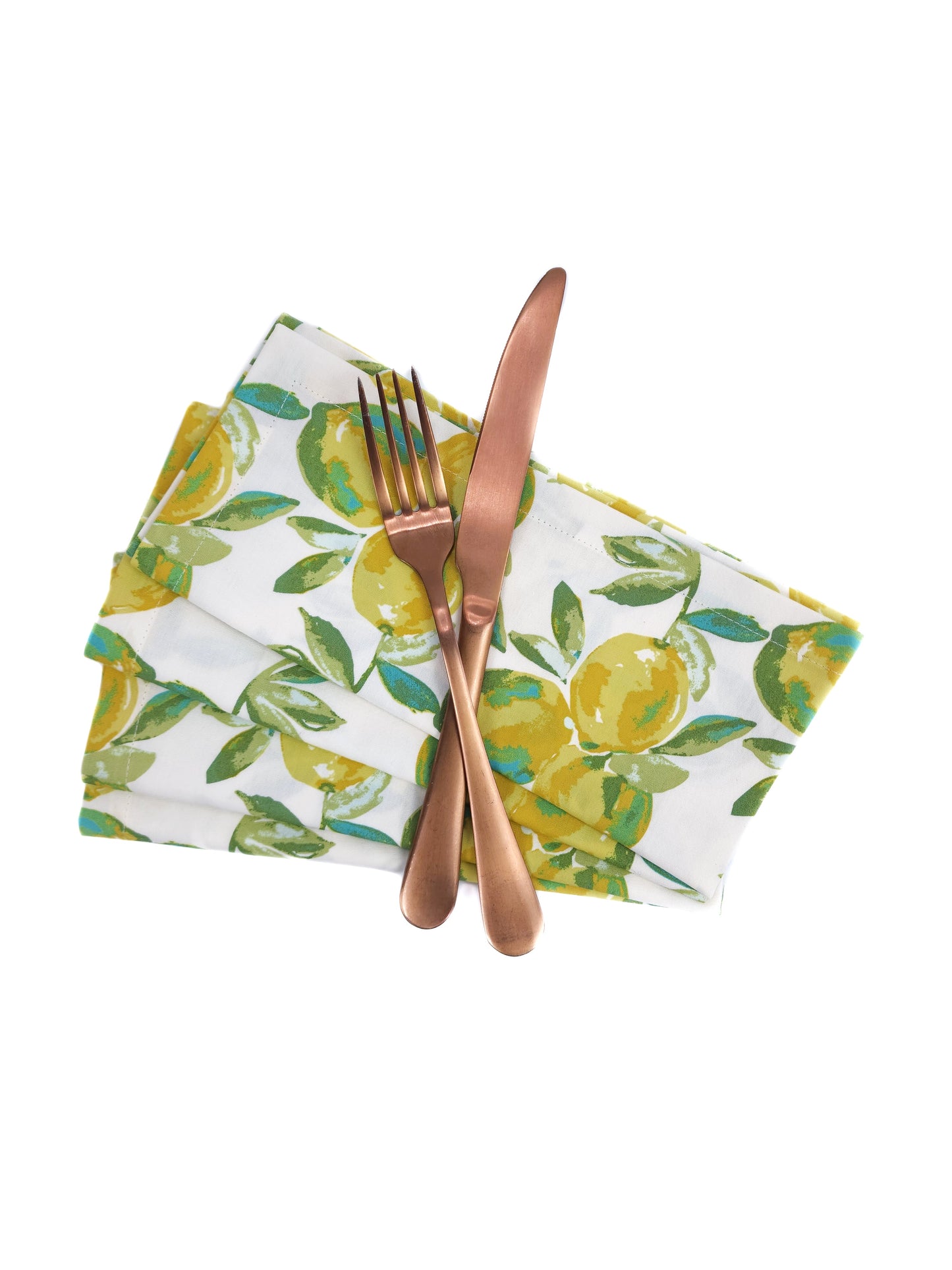 Lemon Grove Cloth Napkins, Set of 4