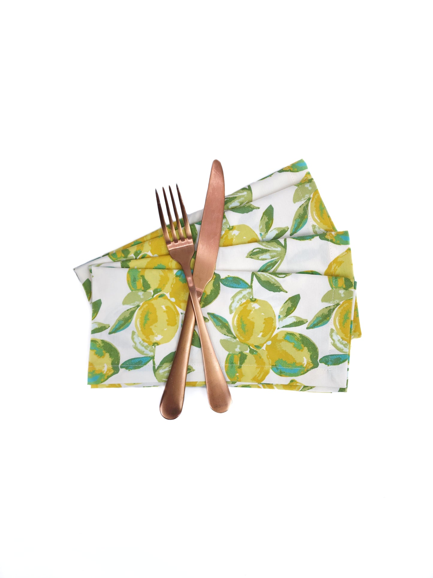 Lemon Grove Cloth Napkins, Set of 4