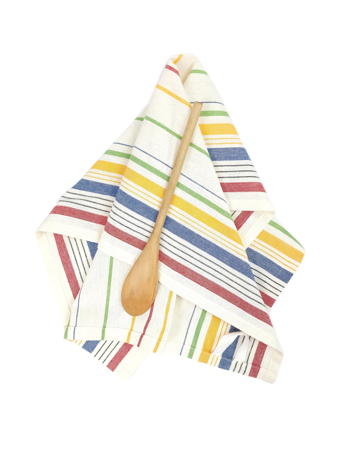 Vintage Inspired Colorful Striped Towel