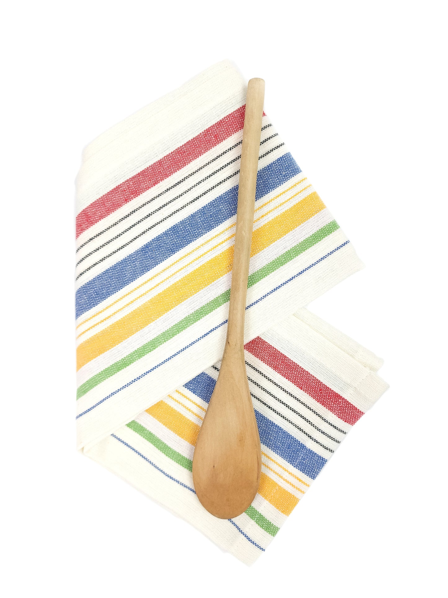 Vintage Inspired Colorful Striped Towel