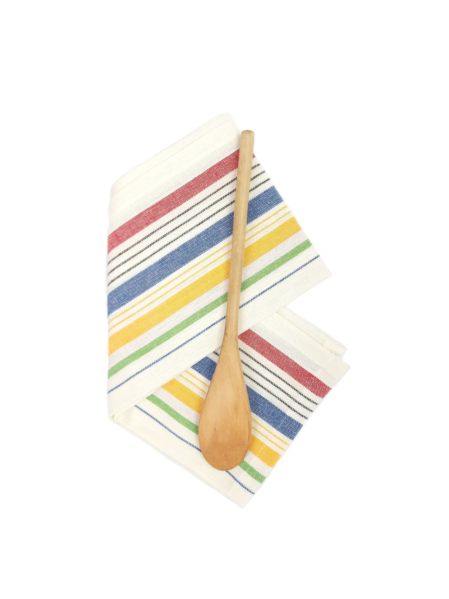 Vintage Inspired Colorful Striped Towel