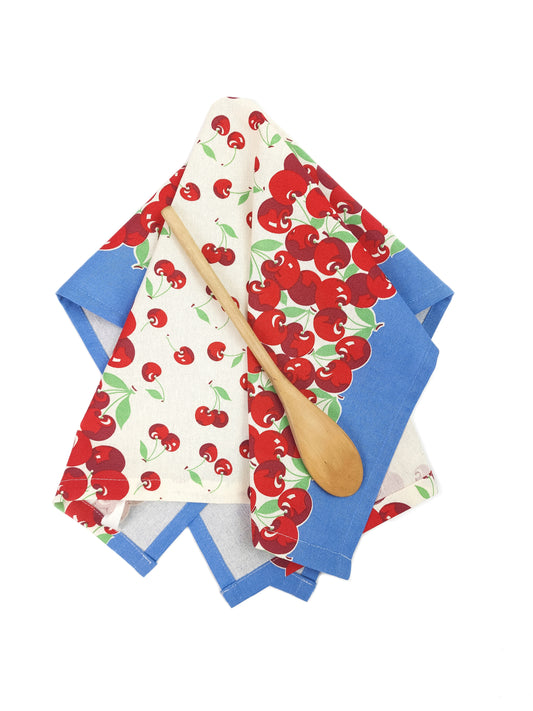Cherry Vintage Inspired Towel