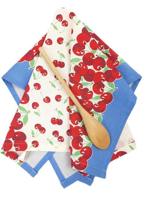 Cherry Vintage Inspired Towel