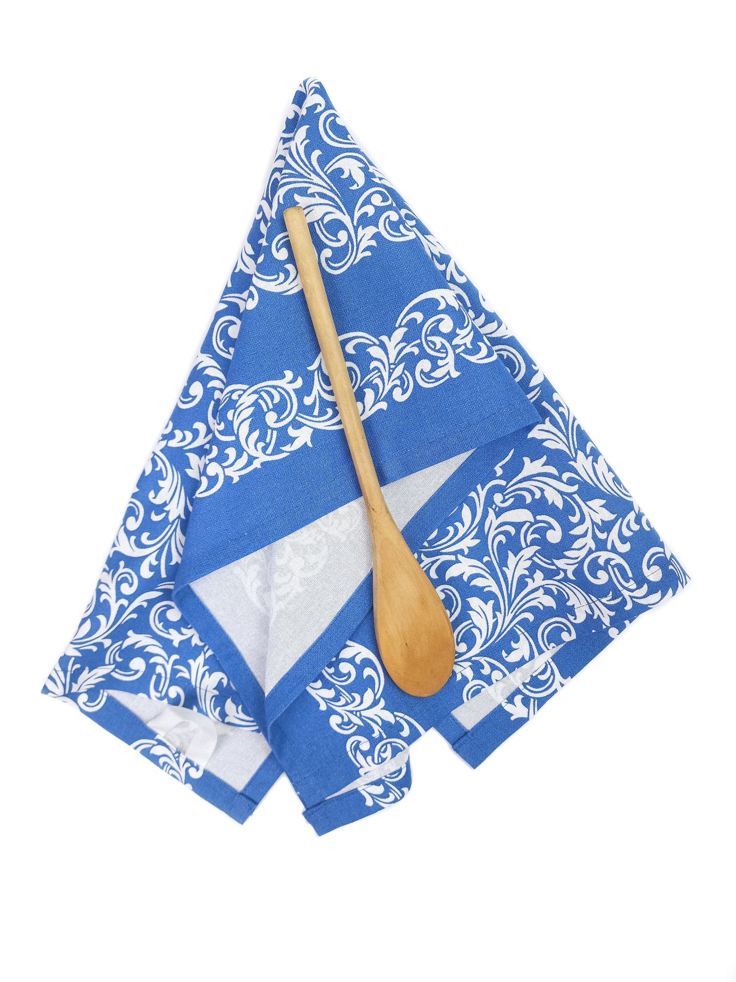 Blue Damask Kitchen Towel